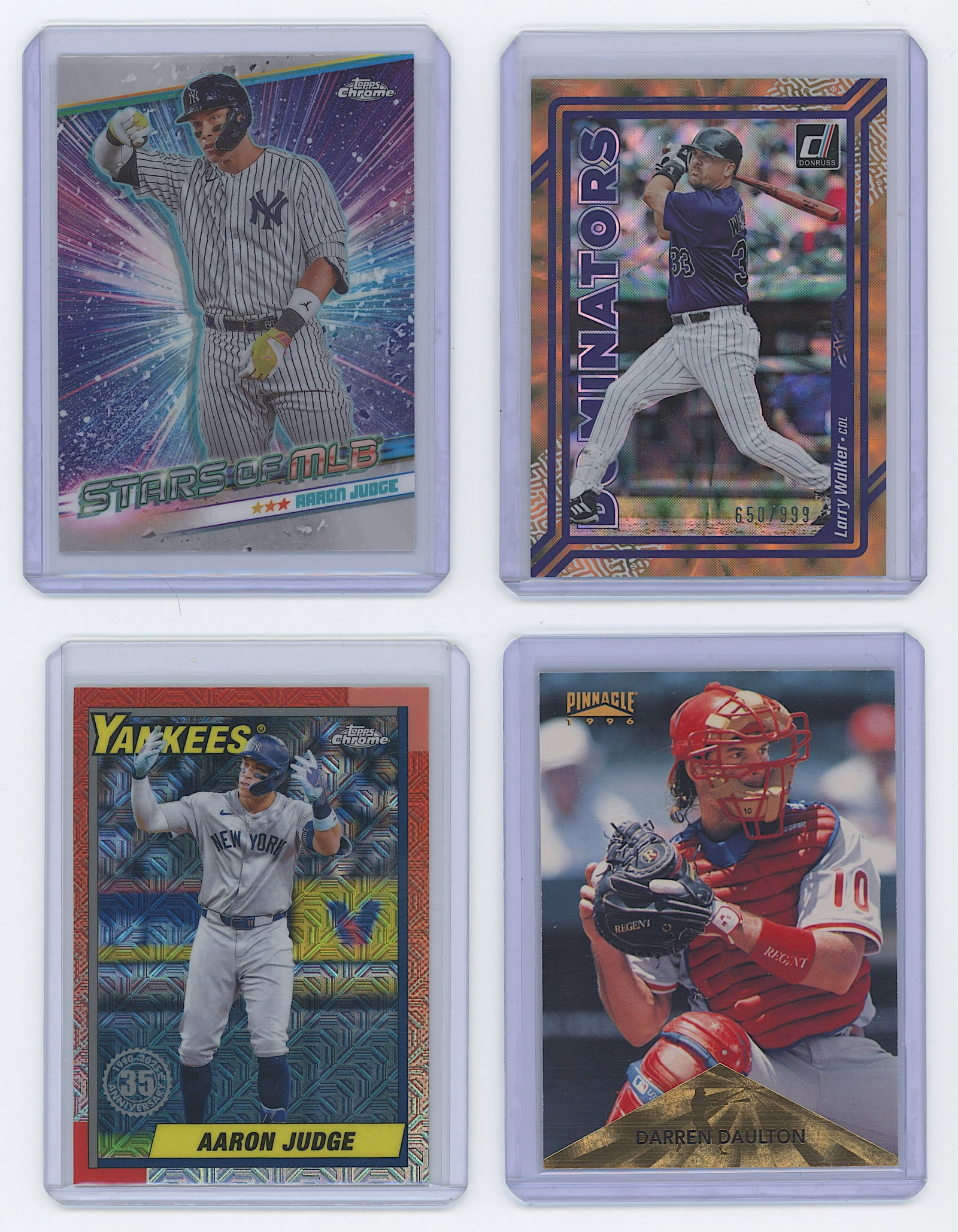 Vintage VGC Set 4 Sports Trading Cards: The provenance is from a deceased serious and dedicated collectori n PBC. This group of cards have been well preserved by the last owner. We have included quality images to show their actual condition
