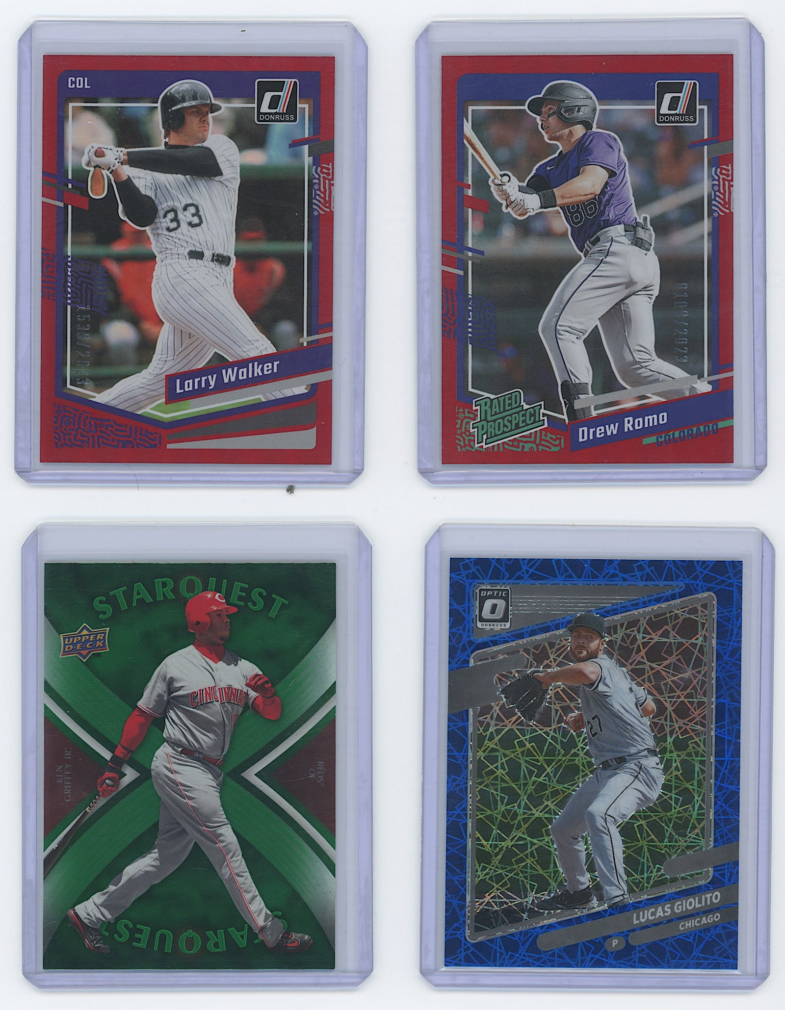 Vintage VGC Set 4 Sports Trading Cards: The provenance is from a deceased serious and dedicated collectori n PBC. This group of cards have been well preserved by the last owner. We have included quality images to show their actual condition