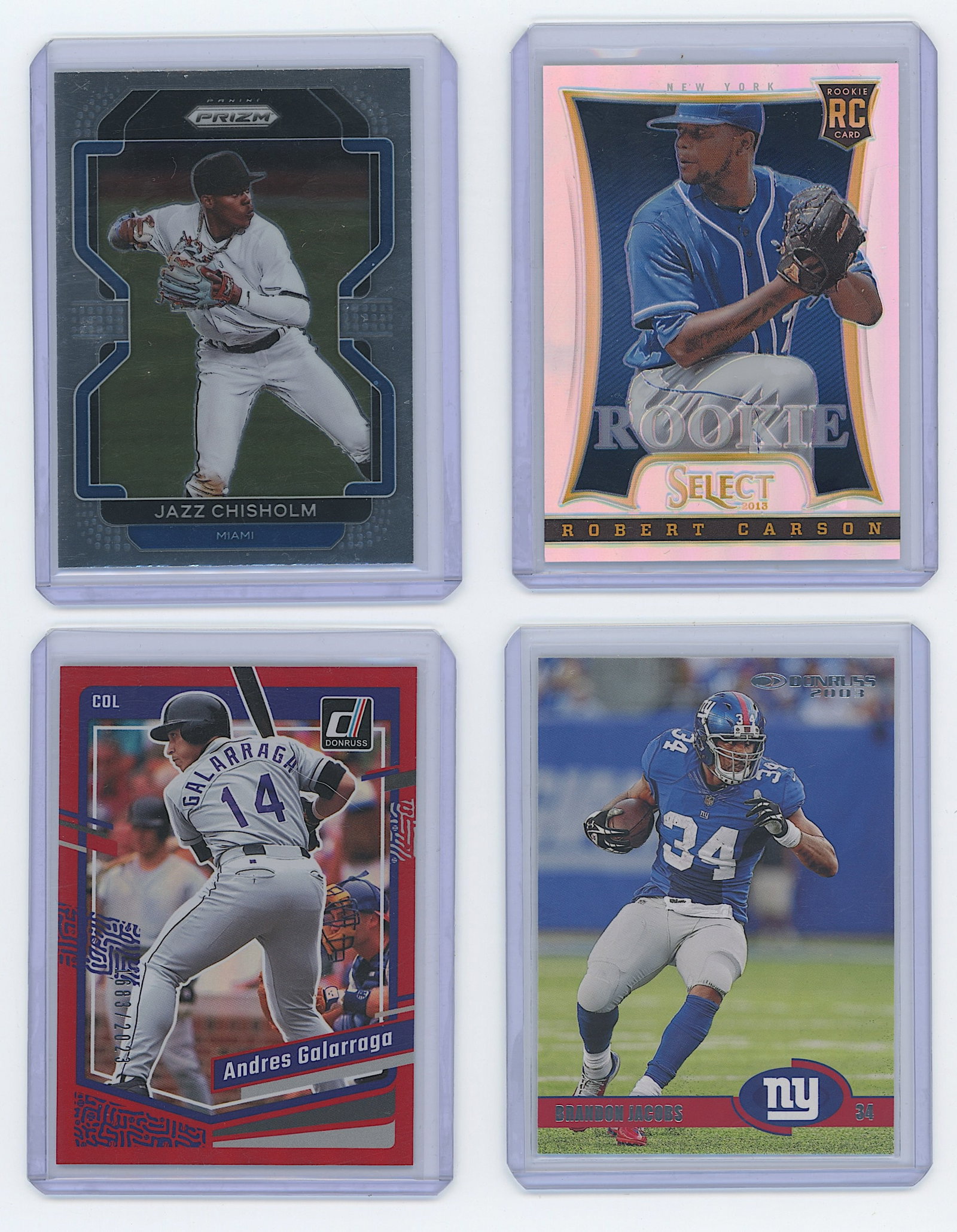 Vintage VGC Set 4 Sports Trading Cards: The provenance is from a deceased serious and dedicated collectori n PBC. This group of cards have been well preserved by the last owner. We have included quality images to show their actual condition