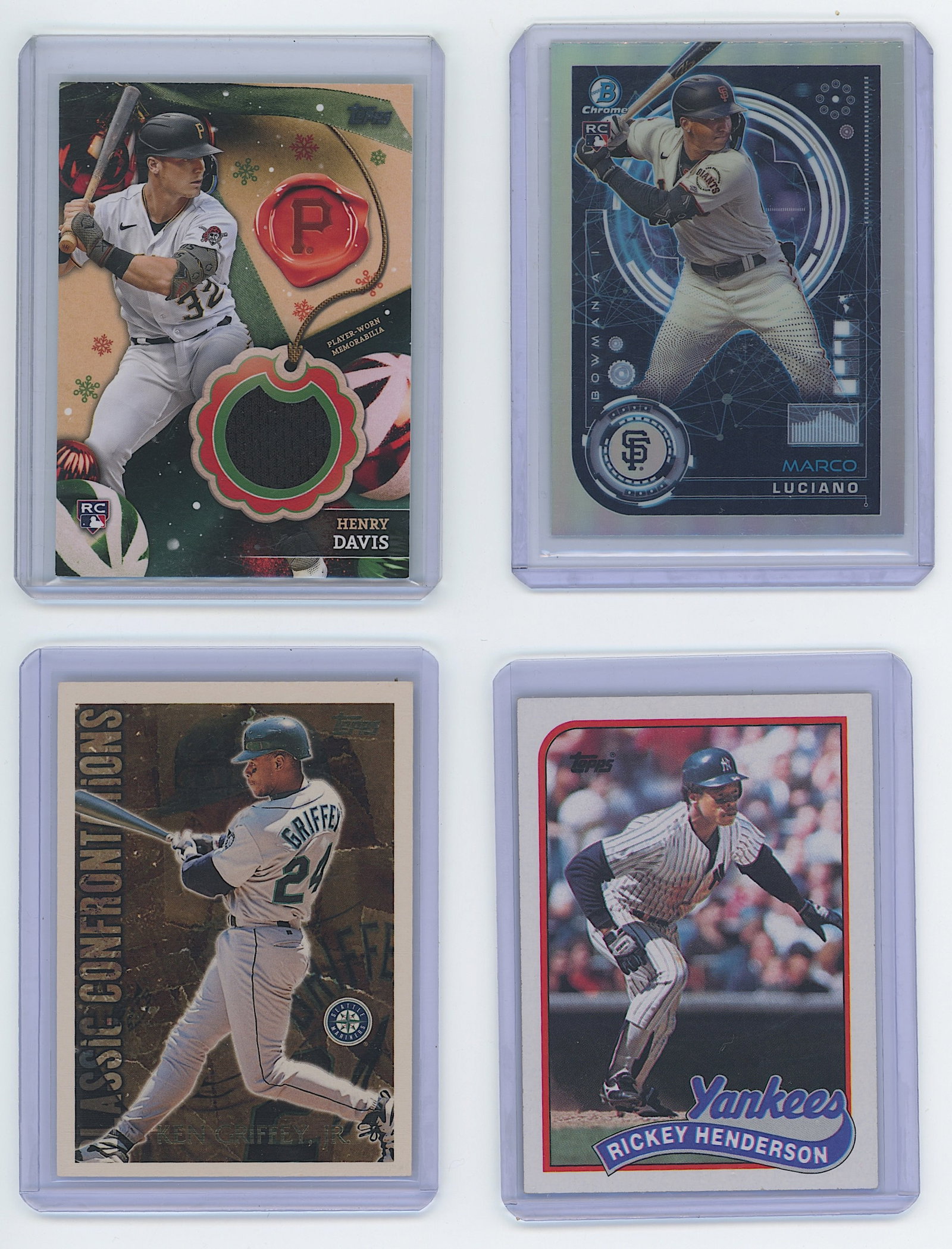 Vintage VGC Set 4 Sports Trading Cards: The provenance is from a deceased serious and dedicated collectori n PBC. This group of cards have been well preserved by the last owner. We have included quality images to show their actual condition