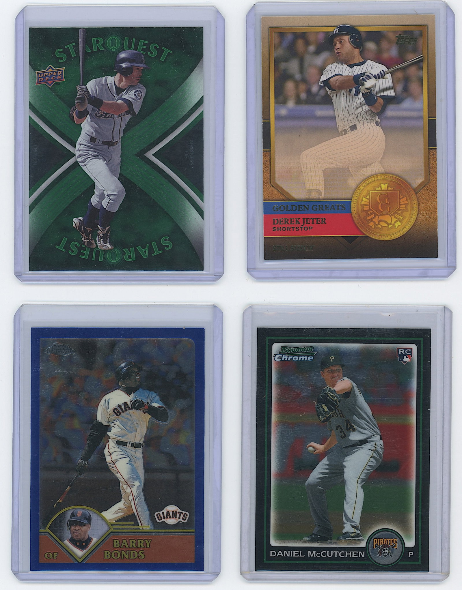 Vintage VGC Set 4 Sports Trading Cards: The provenance is from a deceased serious and dedicated collectori n PBC. This group of cards have been well preserved by the last owner. We have included quality images to show their actual condition