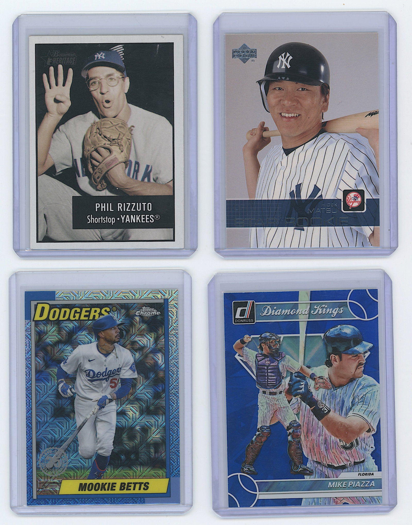 Vintage VGC Set 4 Sports Trading Cards: The provenance is from a deceased serious and dedicated collectori n PBC. This group of cards have been well preserved by the last owner. We have included quality images to show their actual condition