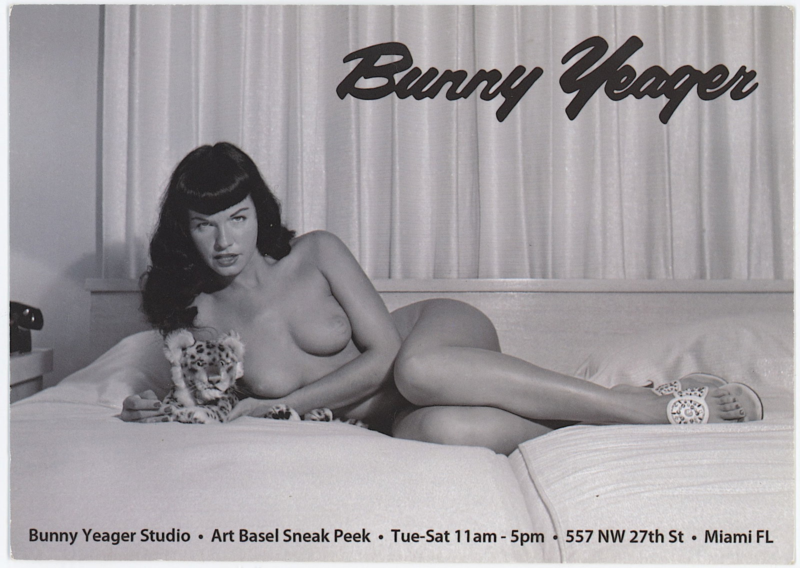 Vintage Photograph Ephemera of BUNNY YEAGER: The provenance of this lot is from a collector in RI. The dimensions are Approx. 5" x 7". THIS IS A RESERVE AUCTION, and the final price will include a Buyer?s Premium. Please, view our full terms and