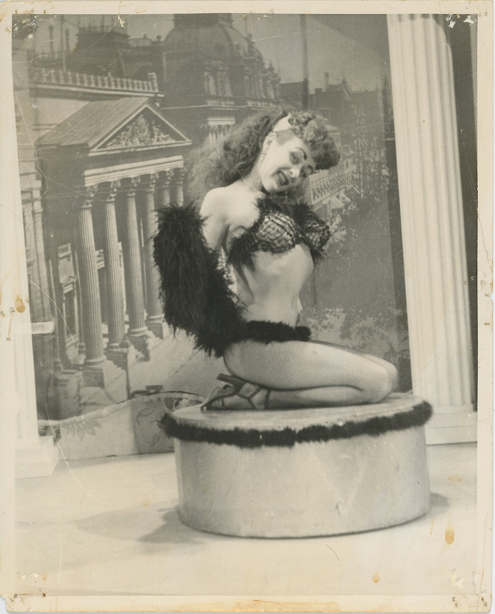 Vintage Photograph Ephemera of PIN UP MODEL: The provenance of this lot is from a collector in RI. The dimensions are Approx. 10" x 8". THIS IS A RESERVE AUCTION, and the final price will include a Buyer?s Premium. Please, view our full terms an