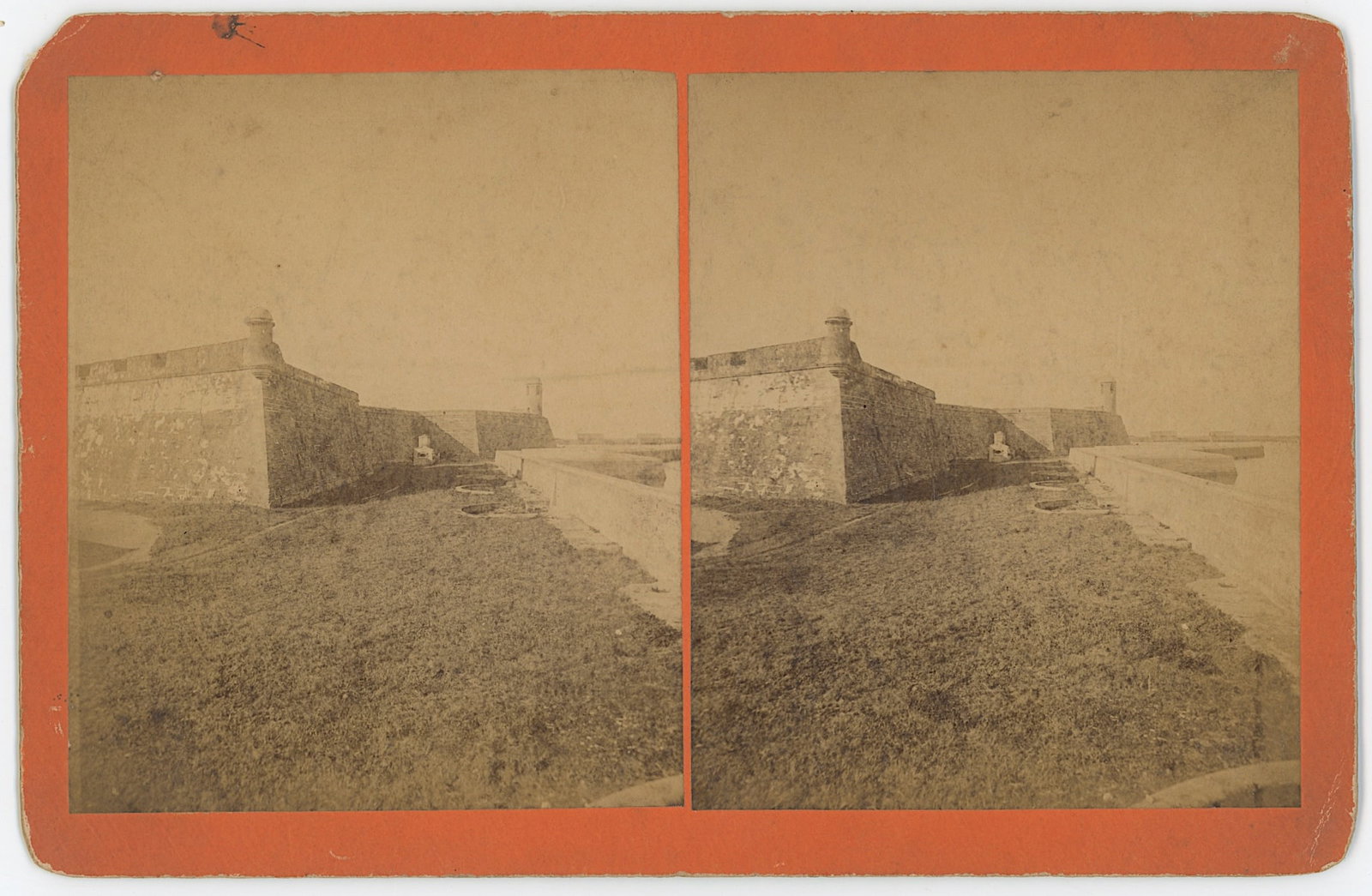 Antique Stereoview Fort Marion St. Augustine, Fl.: The provenance of this item is from the inventories of Artelisted. We have included quality images to show it's actual condition. THIS IS A RESERVE AUCTION, and the final price will include a Buyer?s 