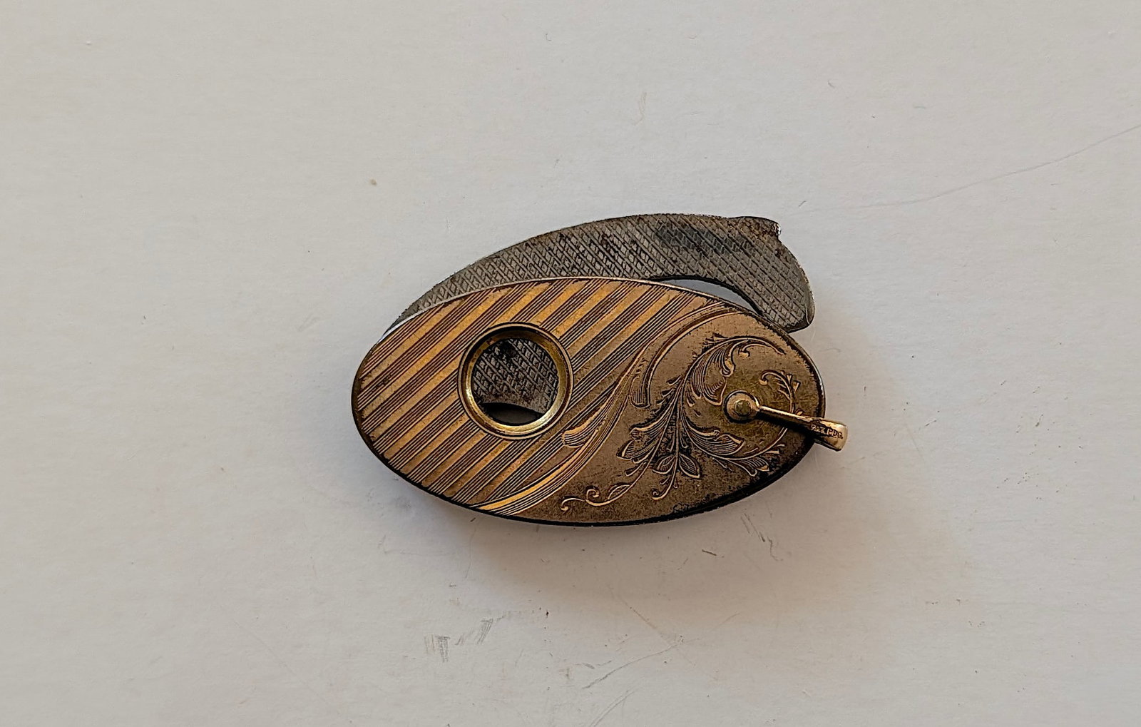 Vintage Rare Cigar Cutter Patented (1 of 2)