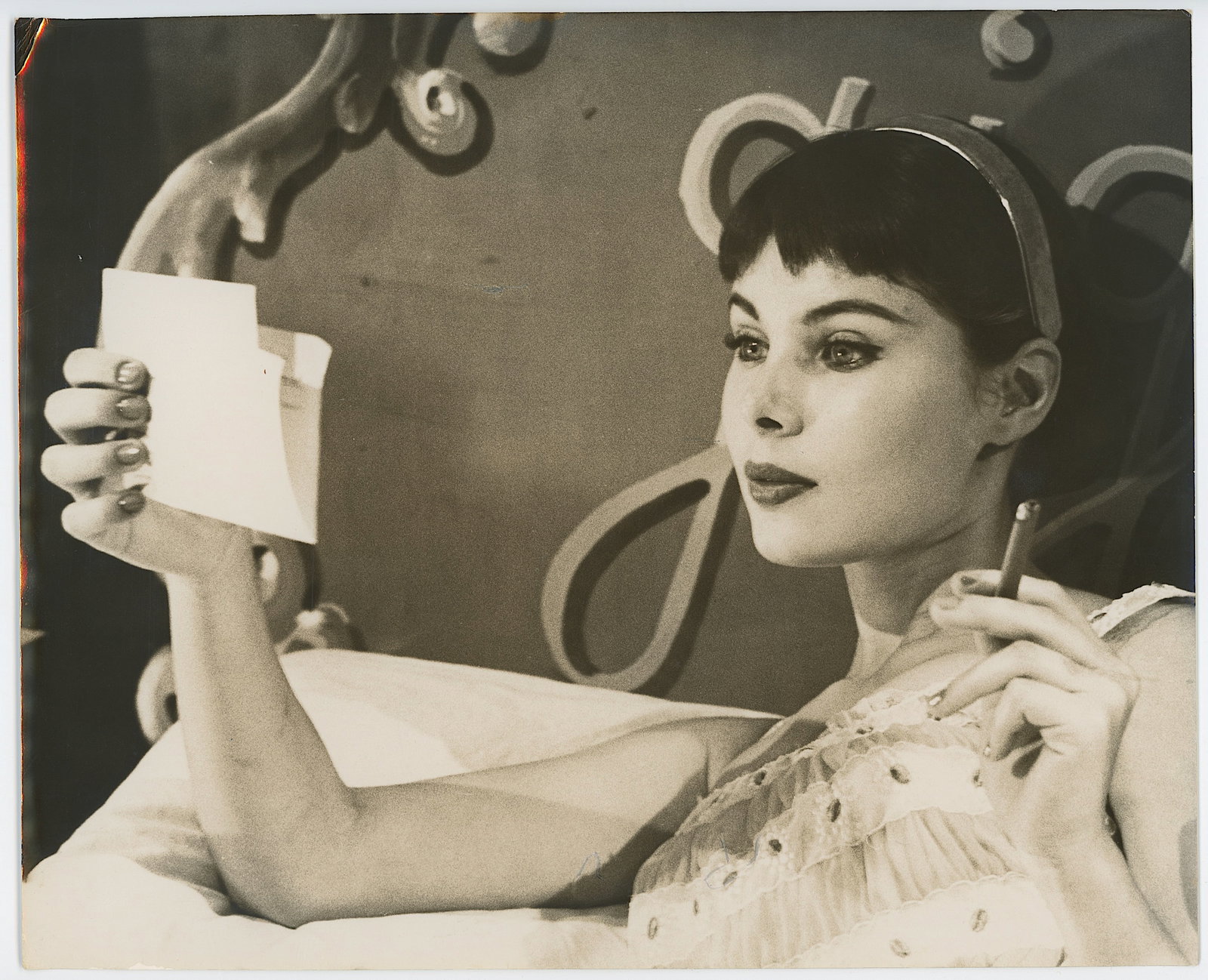 Vintage Photo MILLIE PERKINS by RAY FISHER: This photo is coming from the archives of Miami Photographer Ray Fisher. The dimensions are Approx. 10" x 8". Ray Fisher (b.1924) was born in Cleveland, Ohio but spent most of his childhood in New Yor