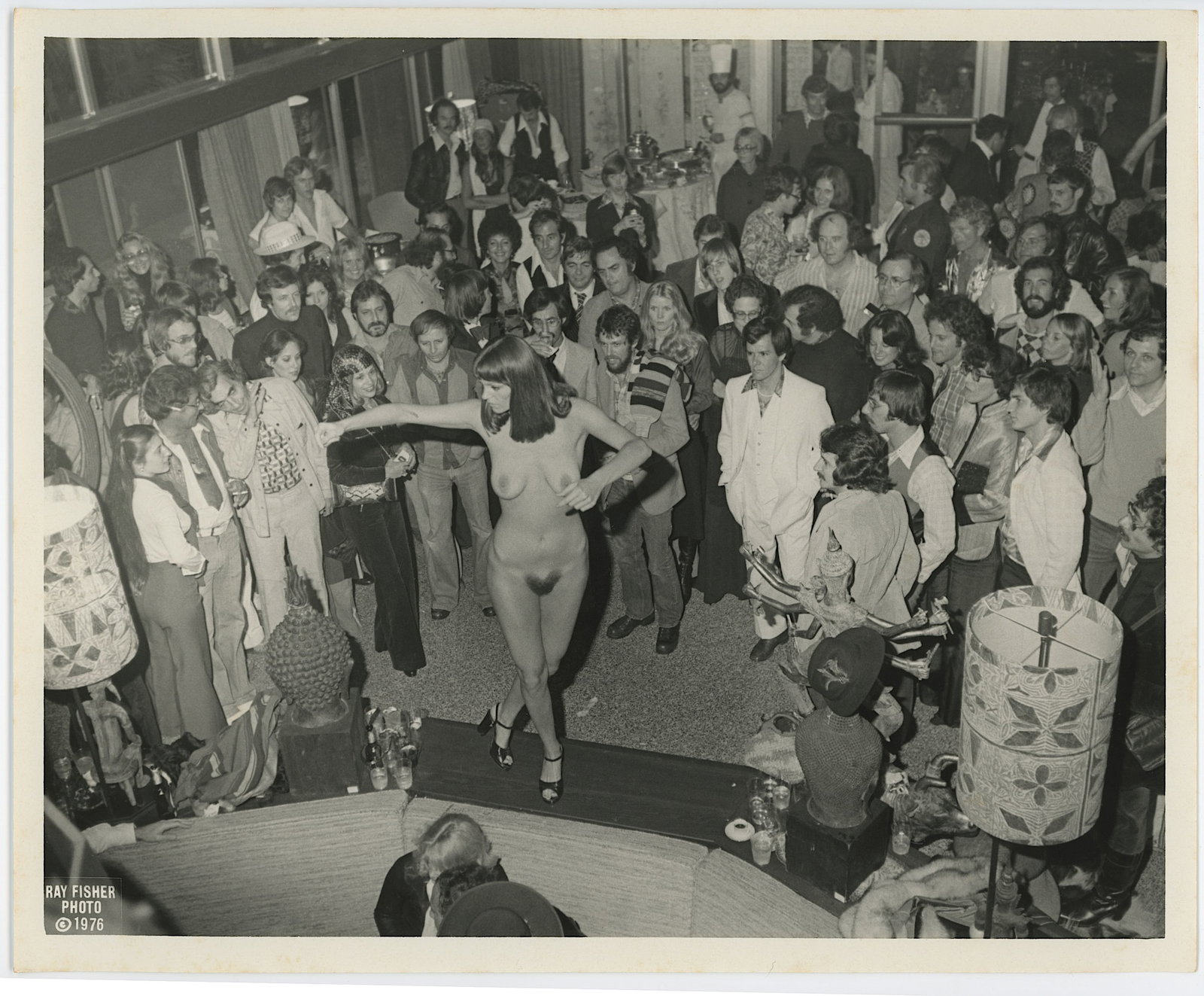 1973 Photo DERECK DANIELS PARTY in Miami by RAY FISHER (1 of 2)