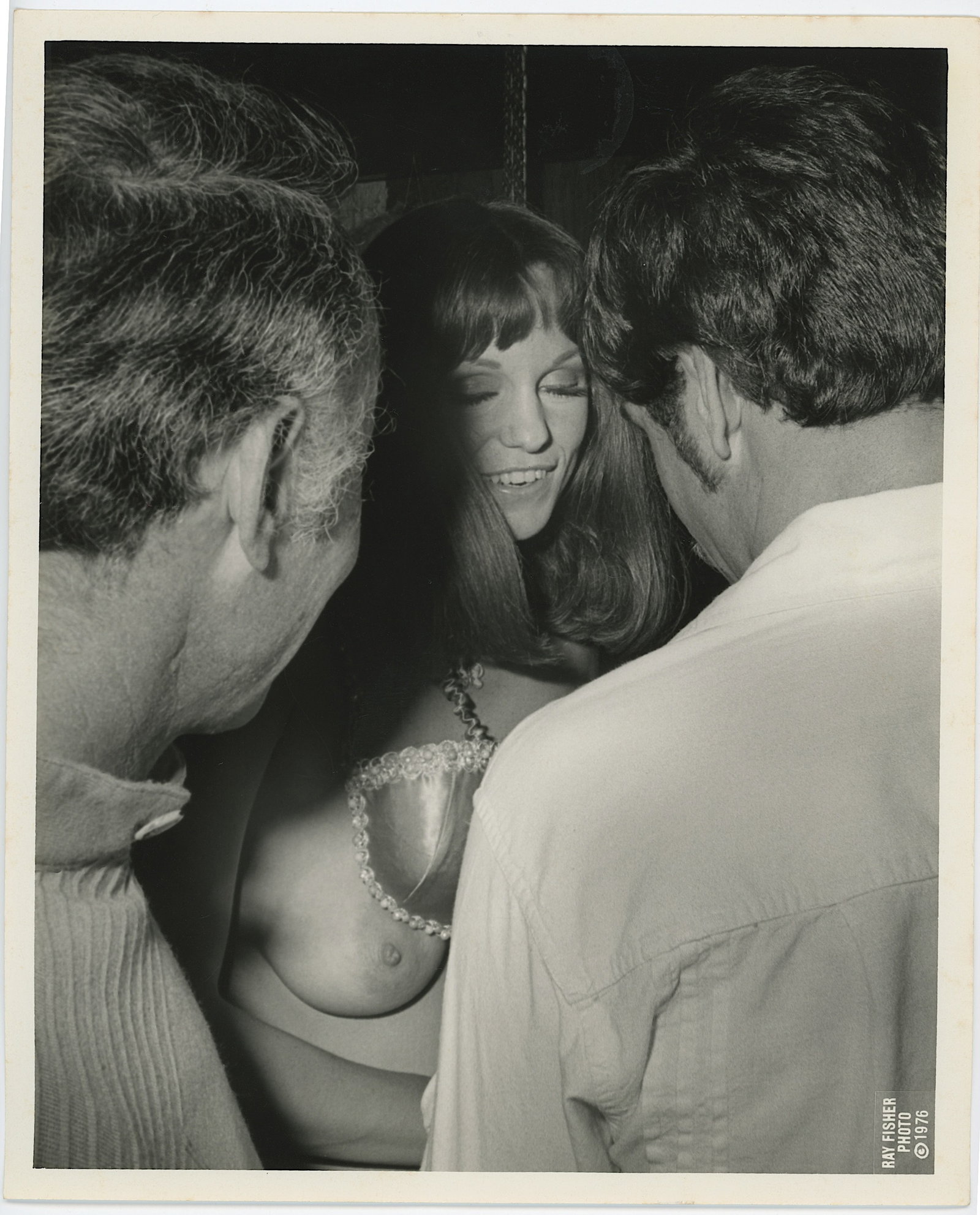1973 Photo DERECK DANIELS PARTY in Miami by RAY FISHER: This photo is coming from the archives of Miami Photographer Ray Fisher. The dimensions are Approx. 10" x 8". Ray Fisher (b.1924) was born in Cleveland, Ohio but spent most of his childhood in New Yor