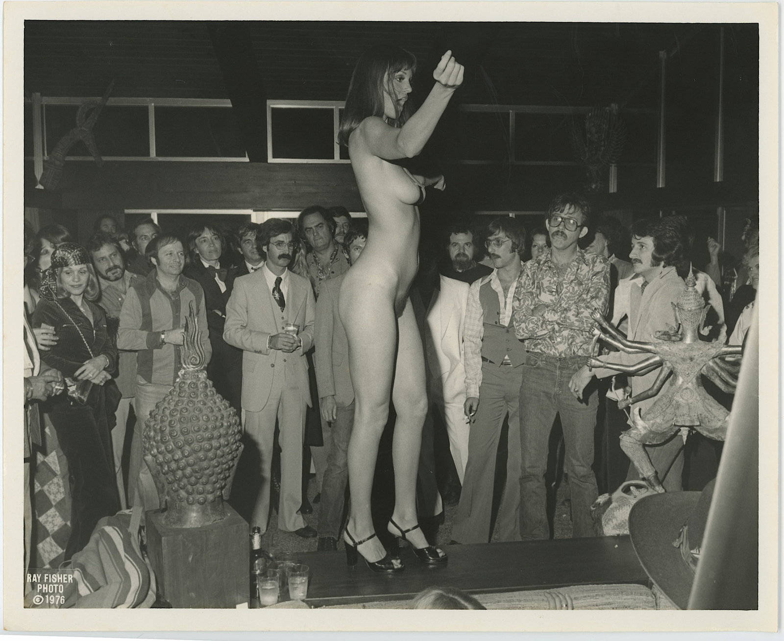 1973 Photo DERECK DANIELS PARTY in Miami by RAY FISHER (1 of 2)