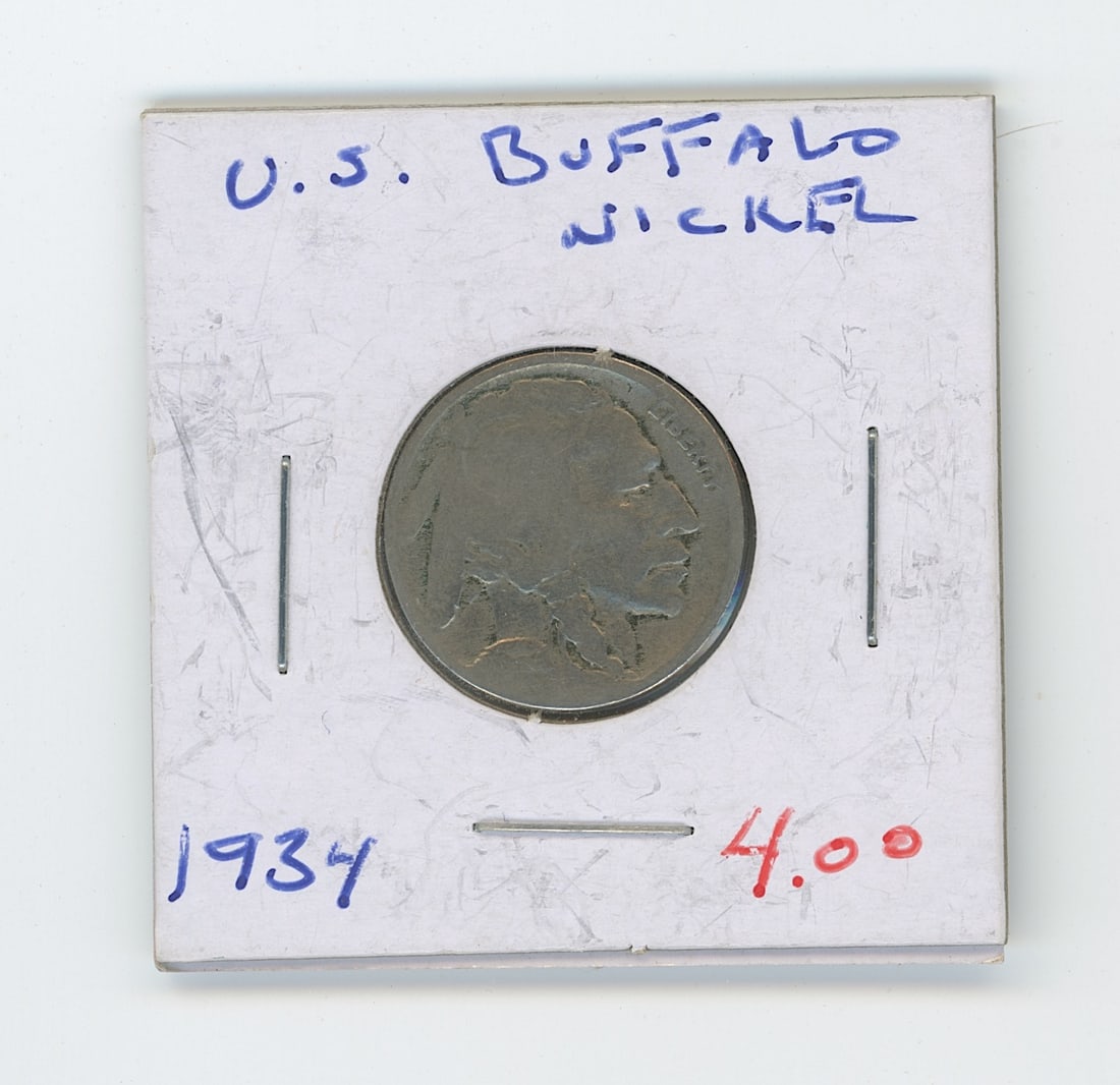 1934 United States Buffalo Nickel.: The provenance of this item is from the inventories of Artelisted. We have included quality images to show it's actual condition. THIS IS A RESERVE AUCTION, and the final price will include a Buyer?s 