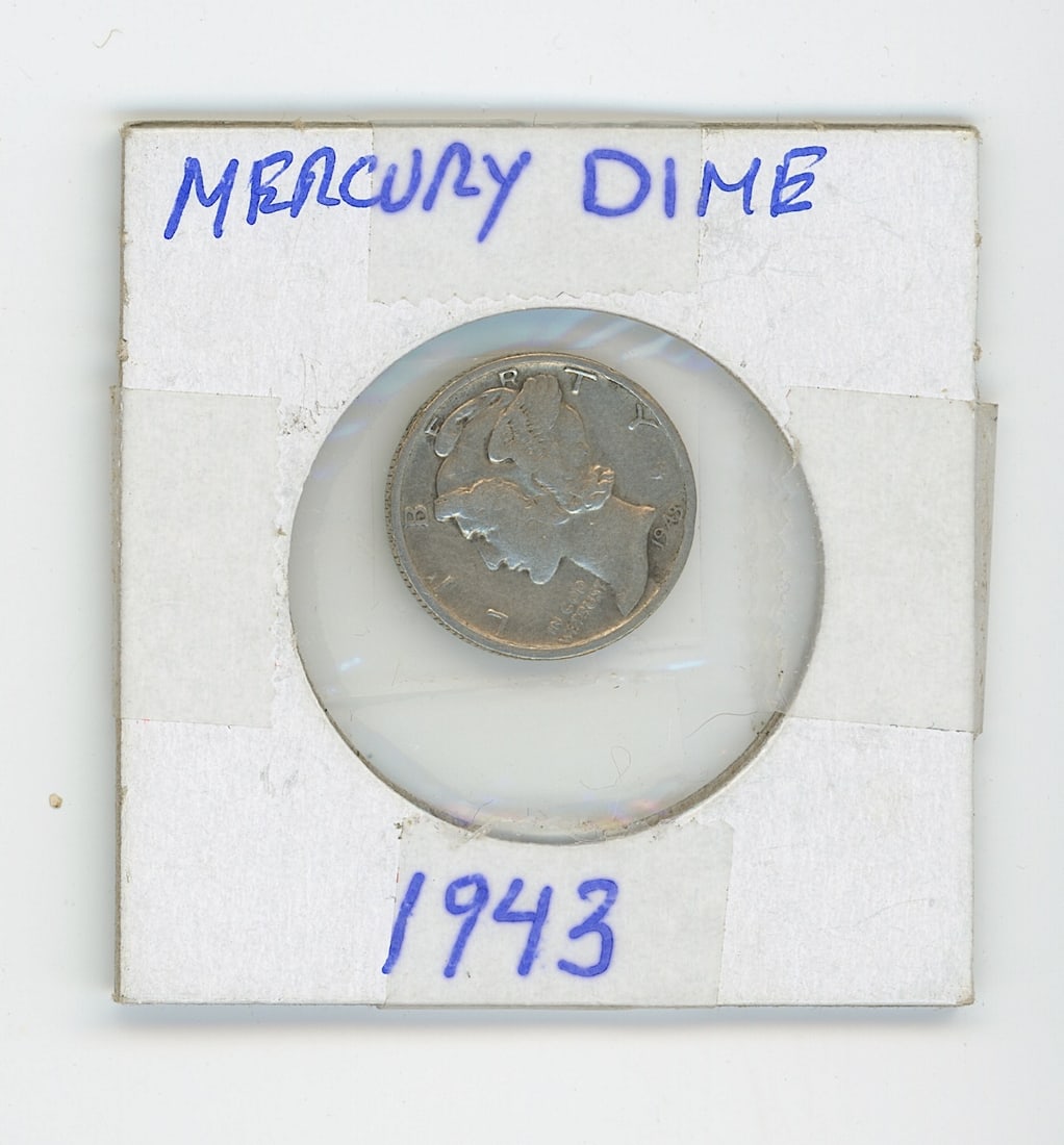 1943 United States Mercury Dime: The provenance of this item is from the inventories of Artelisted. We have included quality images to show it's actual condition. THIS IS A RESERVE AUCTION, and the final price will include a Buyer?s 