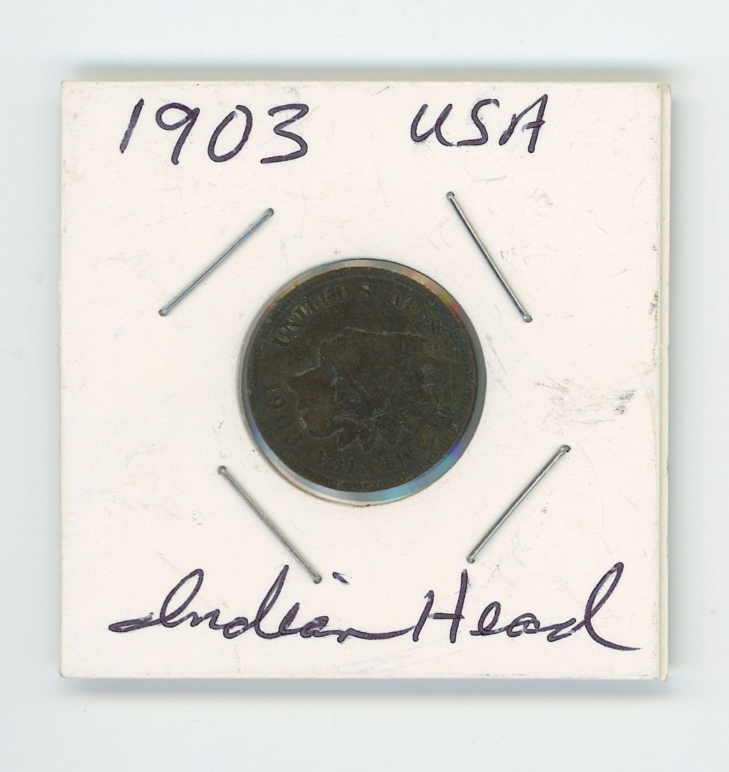 1903 United States Indian Head cent (1 of 2)