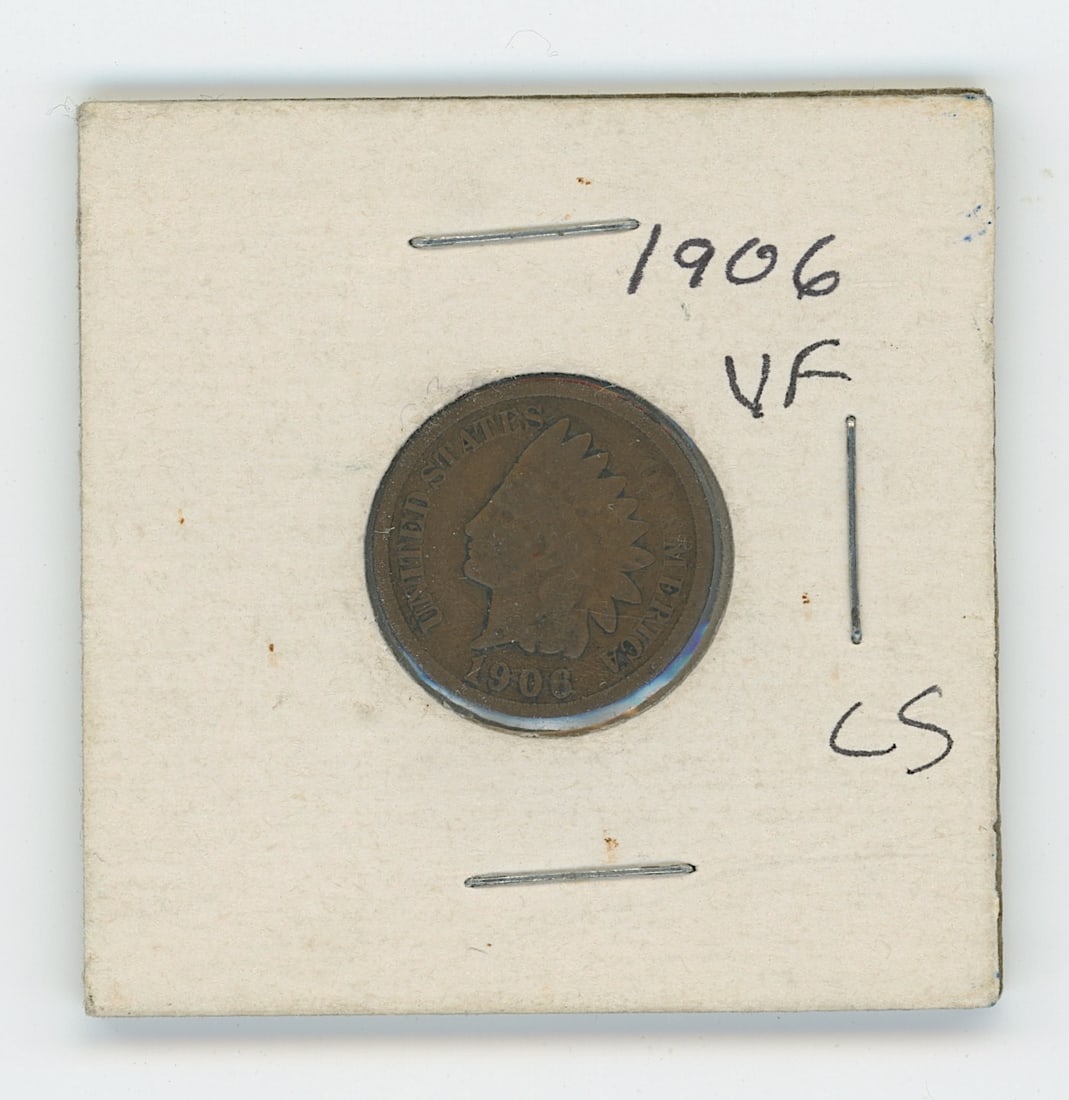 1906 United States Indian Head Cent (1 of 2)