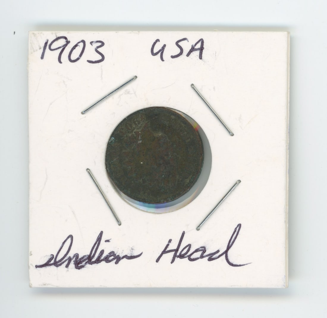 1903 United States Indian Head cent: The provenance of this item is from the inventories of Artelisted. We have included quality images to show it's actual condition. THIS IS A RESERVE AUCTION, and the final price will include a Buyer?s