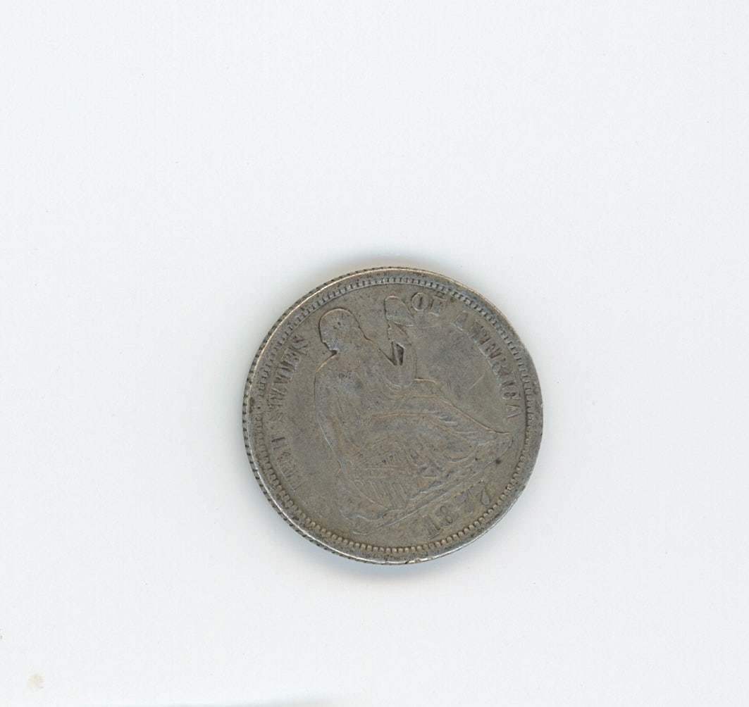 US Seated Liberty Silver Coin 1877: The provenance of this item is from the inventories of Artelisted. We have included quality images to show it's actual condition. THIS IS A RESERVE AUCTION, and the final price will include a Buyer?s 