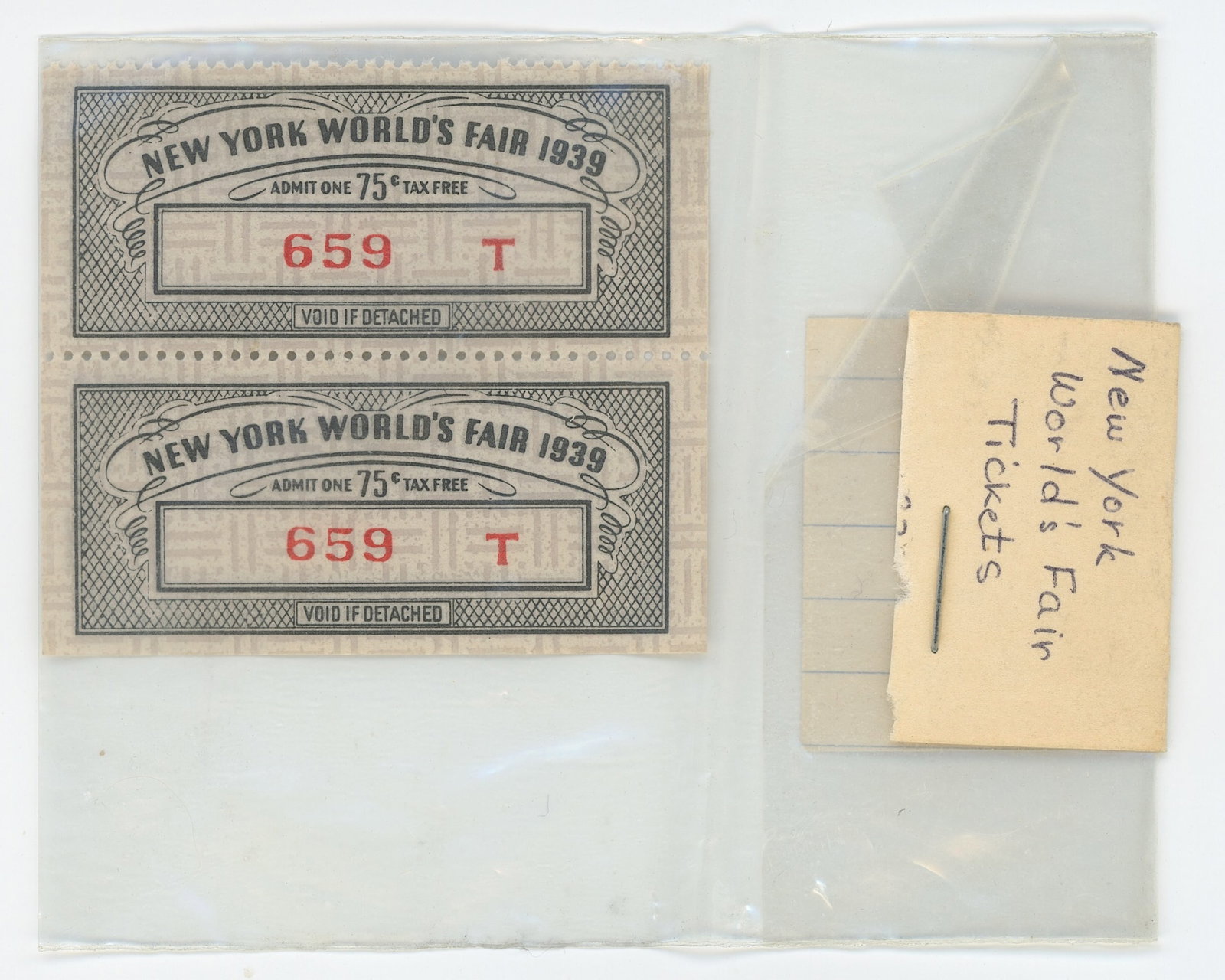 New York World Fair Tickets: The provenance of this item is from the inventories of Artelisted. We have included quality images to show it's actual condition. THIS IS A RESERVE AUCTION, and the final price will include a Buyer?s