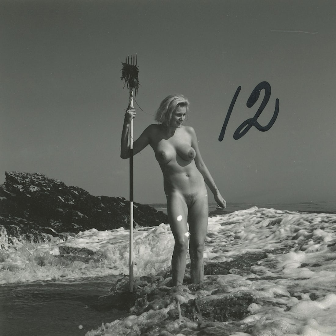 ANDR? DE DIENES Vintage Photo 1950s-1960s Nude Study