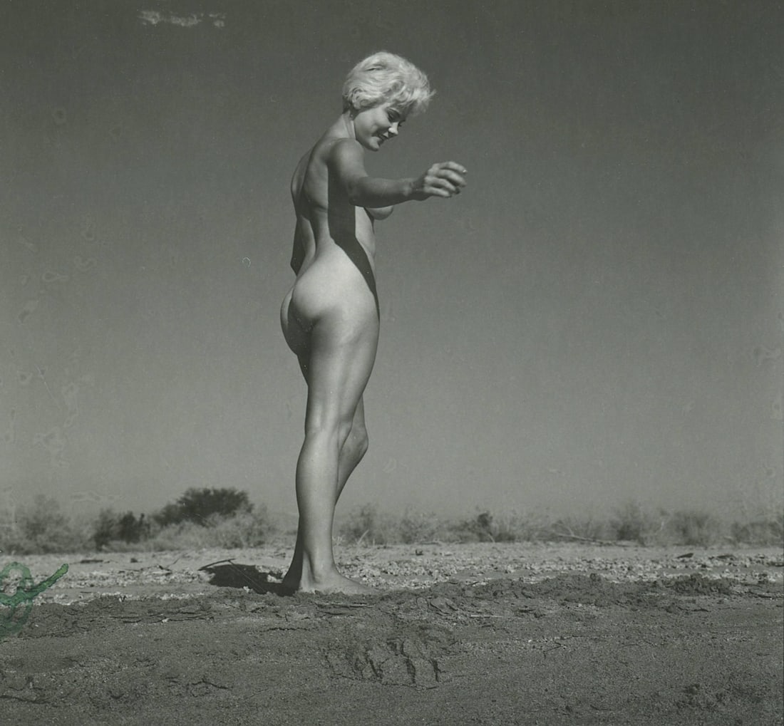 ANDR? DE DIENES Vintage Photo 1950s-1960s Nude Study