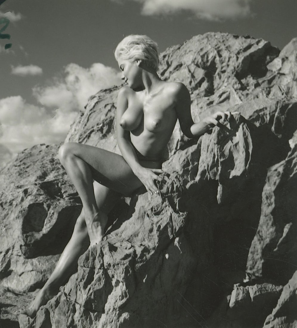 ANDR? DE DIENES Vintage Photo 1950s-1960s Nude Study
