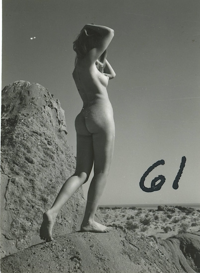 ANDR? DE DIENES Vintage Photo 1950s-1960s Nude Study