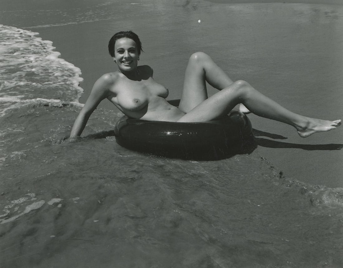 ANDR? DE DIENES Vintage Photo 1950s-1960s Nude Study