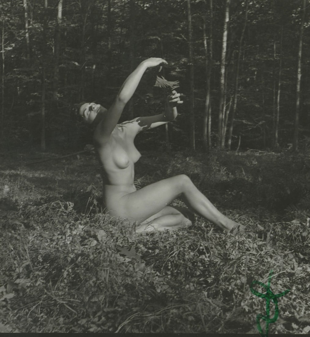 ANDR? DE DIENES Vintage Photo 1950s-1960s Nude Study