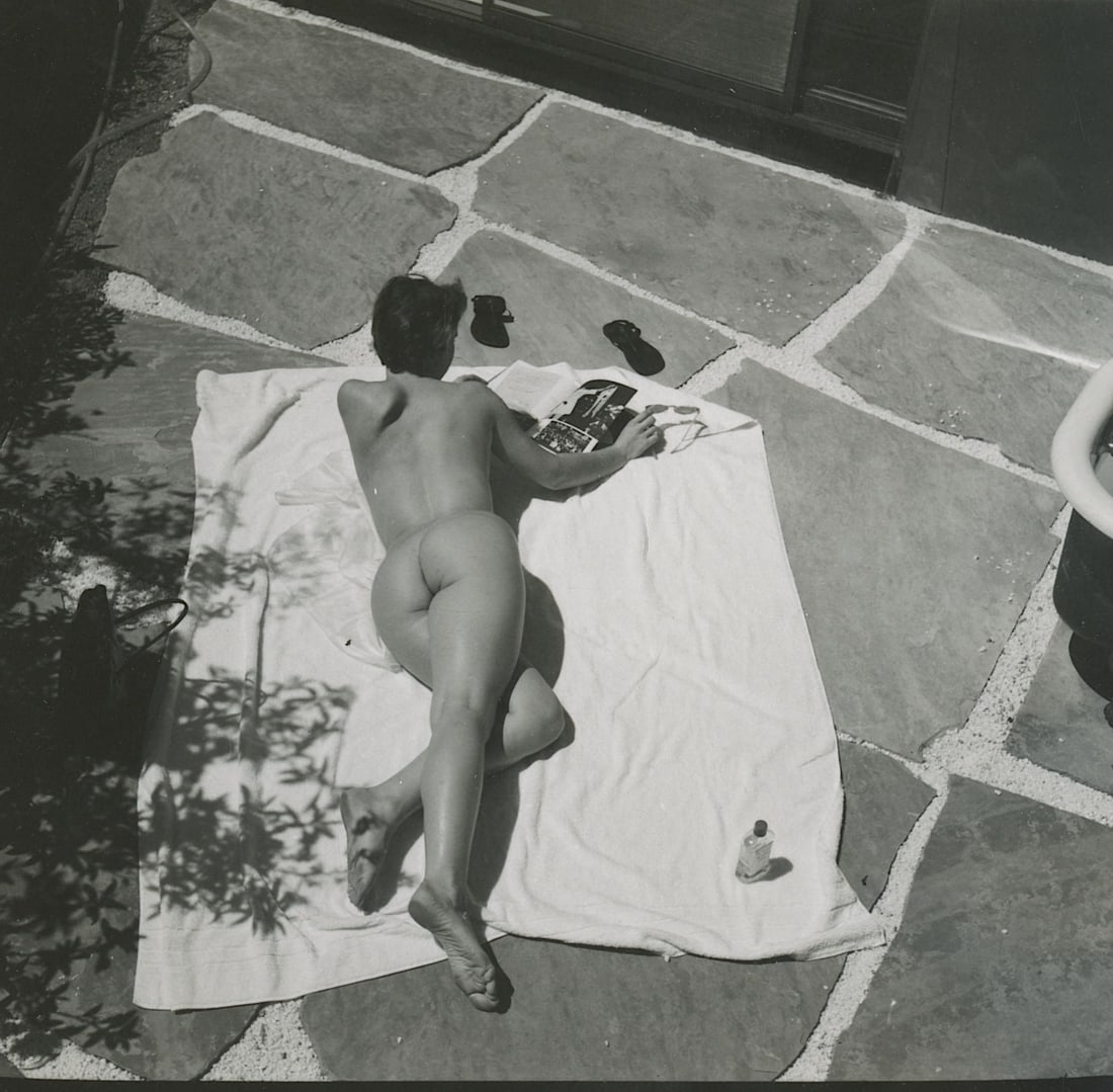 ANDR? DE DIENES Vintage Photo 1950s-1960s Nude Study