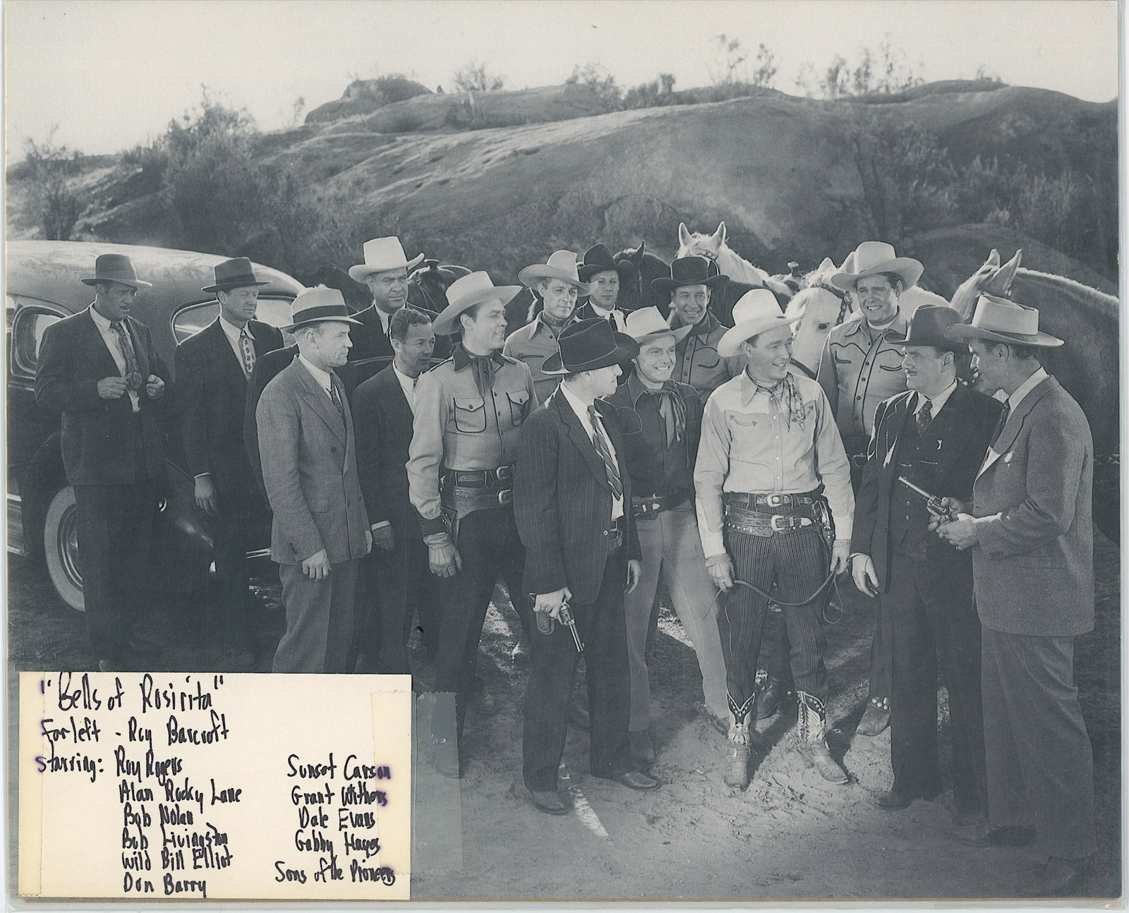 Promotional Litho the 1945 Western Film Bells of Rosarita: The provenance of this item is from the inventories of Artelisted. We have included quality images to show it's actual condition. THIS IS A RESERVE AUCTION, and the final price will include a Buyer?s 