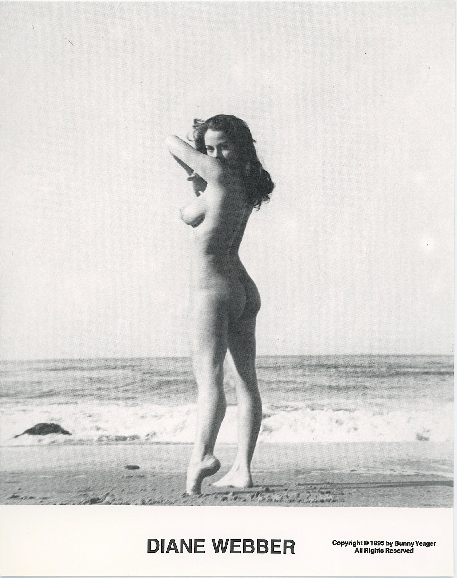 BUNNY YEAGER Vintage Pin Up Litho DIANE WEBBER: This lot is consigned by a collector in RI. The provenance is from Bunny Yeager's estate/archives. Linnea Eleanor "Bunny" Yeager (March 13, 1929 - May 24, 2014) was an American photographer and pin-up