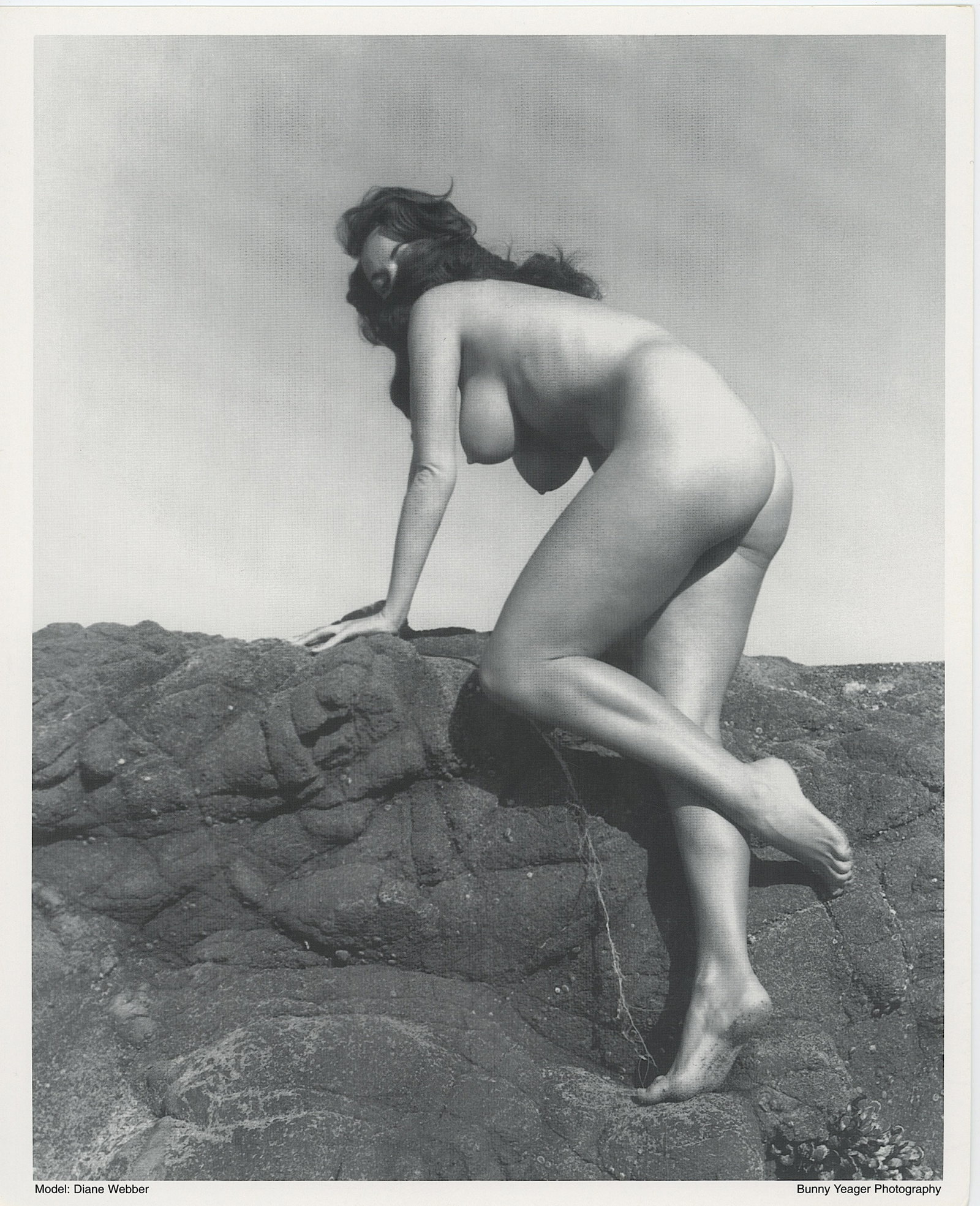 BUNNY YEAGER Vintage Pin Up Litho DIANE WEBBER: This lot is consigned by a collector in RI. The provenance is from Bunny Yeager's estate/archives. Linnea Eleanor "Bunny" Yeager (March 13, 1929 - May 24, 2014) was an American photographer and pin-up