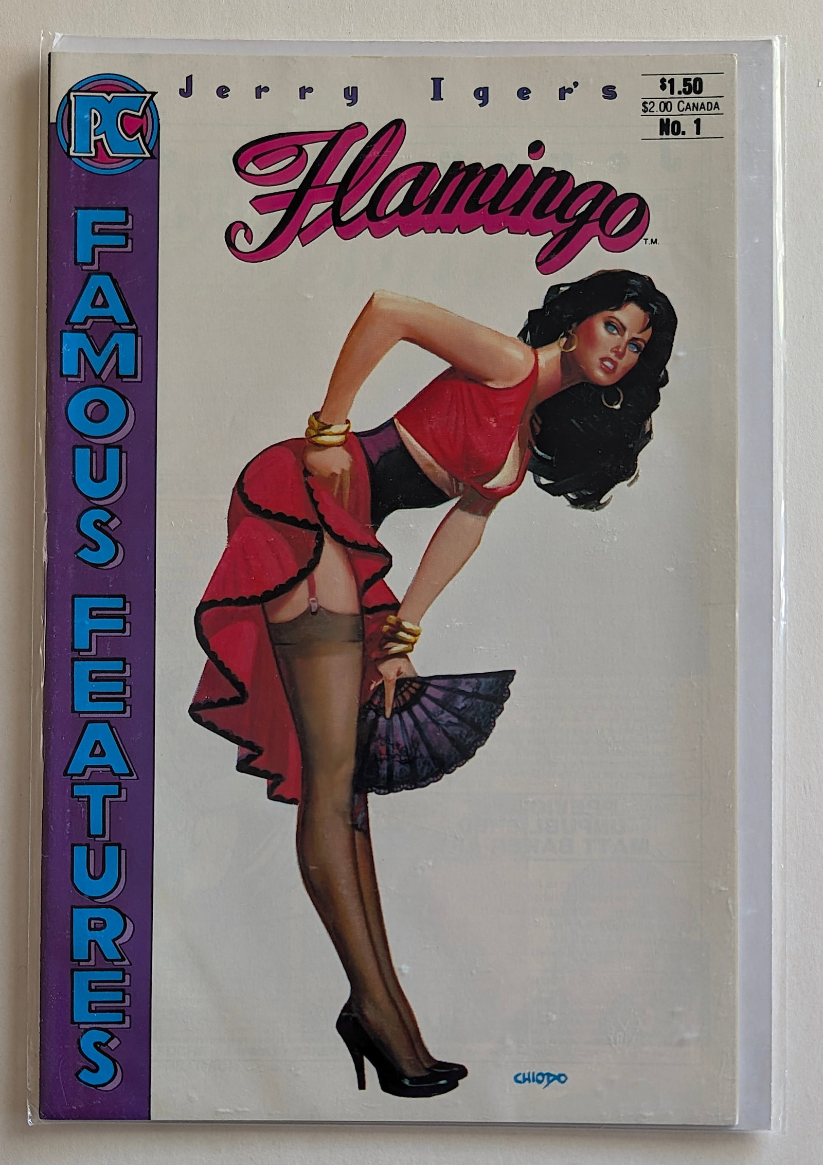1984 Jerry Iger's Flamingo Issue #1: The provenance of this item is from the inventories of a collector in RI. THIS IS A RESERVE AUCTION, and the final price will include a Buyer?s Premium. Please, view our full terms and conditions.