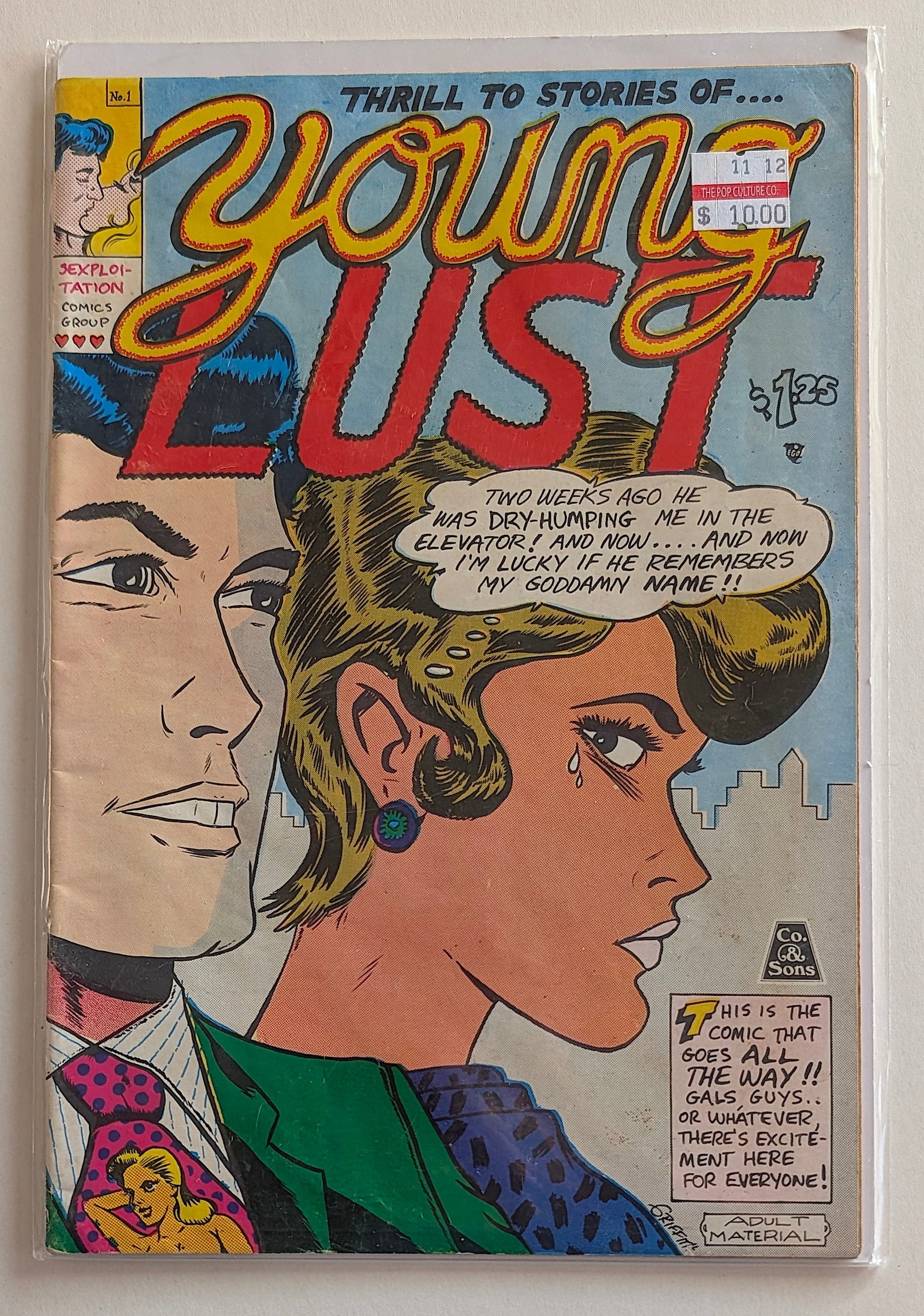 1971 Company & Sons Young Lust #1: The provenance of this item is from the inventories of a collector in RI. THIS IS A RESERVE AUCTION, and the final price will include a Buyer?s Premium. Please, view our full terms and conditions.