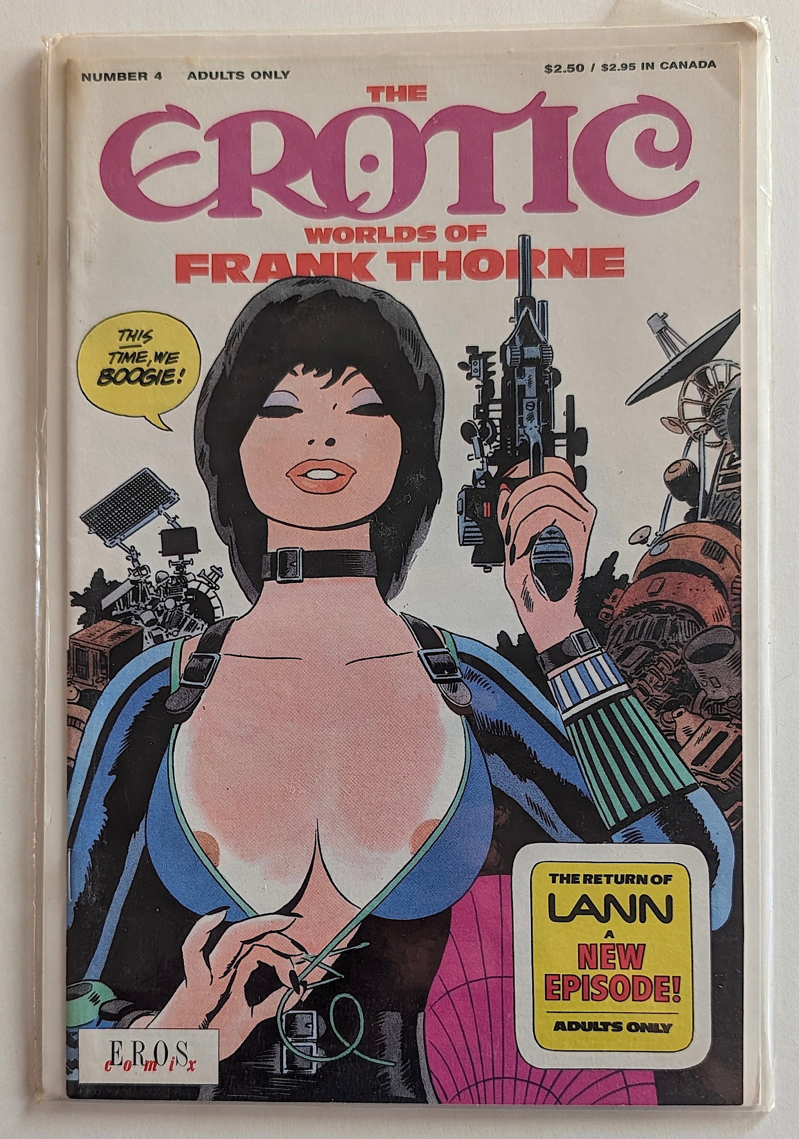 1991, Eros Comix The Erotic Worlds of Frank Thorne #4: The provenance of this item is from the inventories of a collector in RI. THIS IS A RESERVE AUCTION, and the final price will include a Buyer?s Premium. Please, view our full terms and conditions. ART