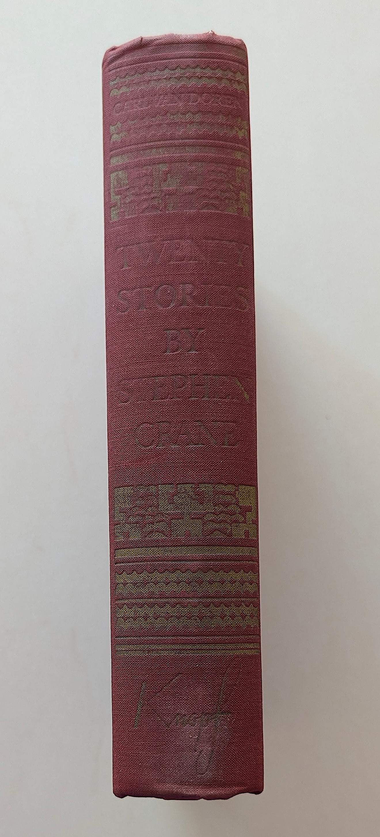 1940 first edition of Twenty Stories by Stephen Crane