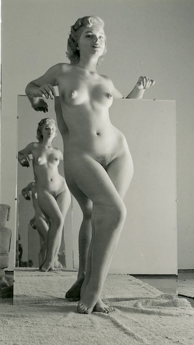 ANDRE DE DIENES Vintage Photo 1950s-1960s Nude Study