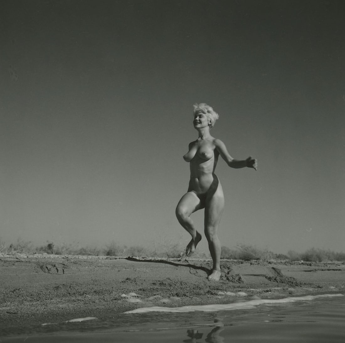 ANDRE DE DIENES Vintage Photo 1950s-1960s Nude Study