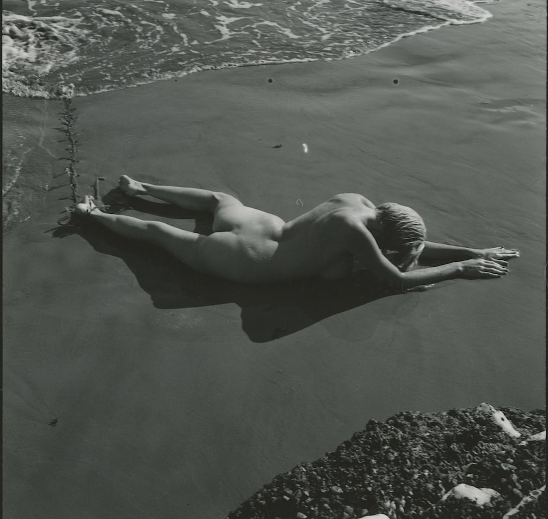 ANDRE DE DIENES Vintage Photo 1950s-1960s Nude Study