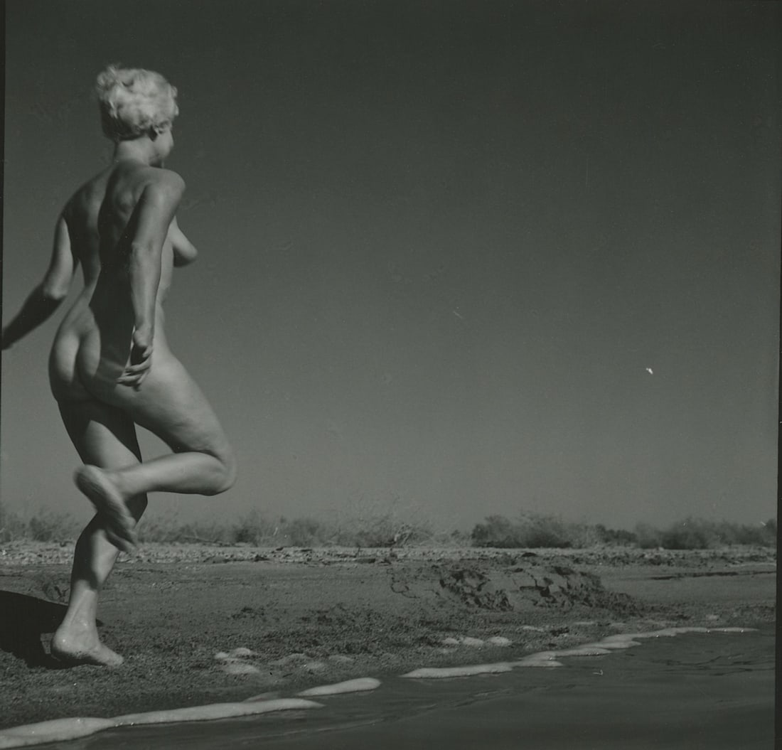 ANDRE DE DIENES Vintage Photo 1950s-1960s Nude Study
