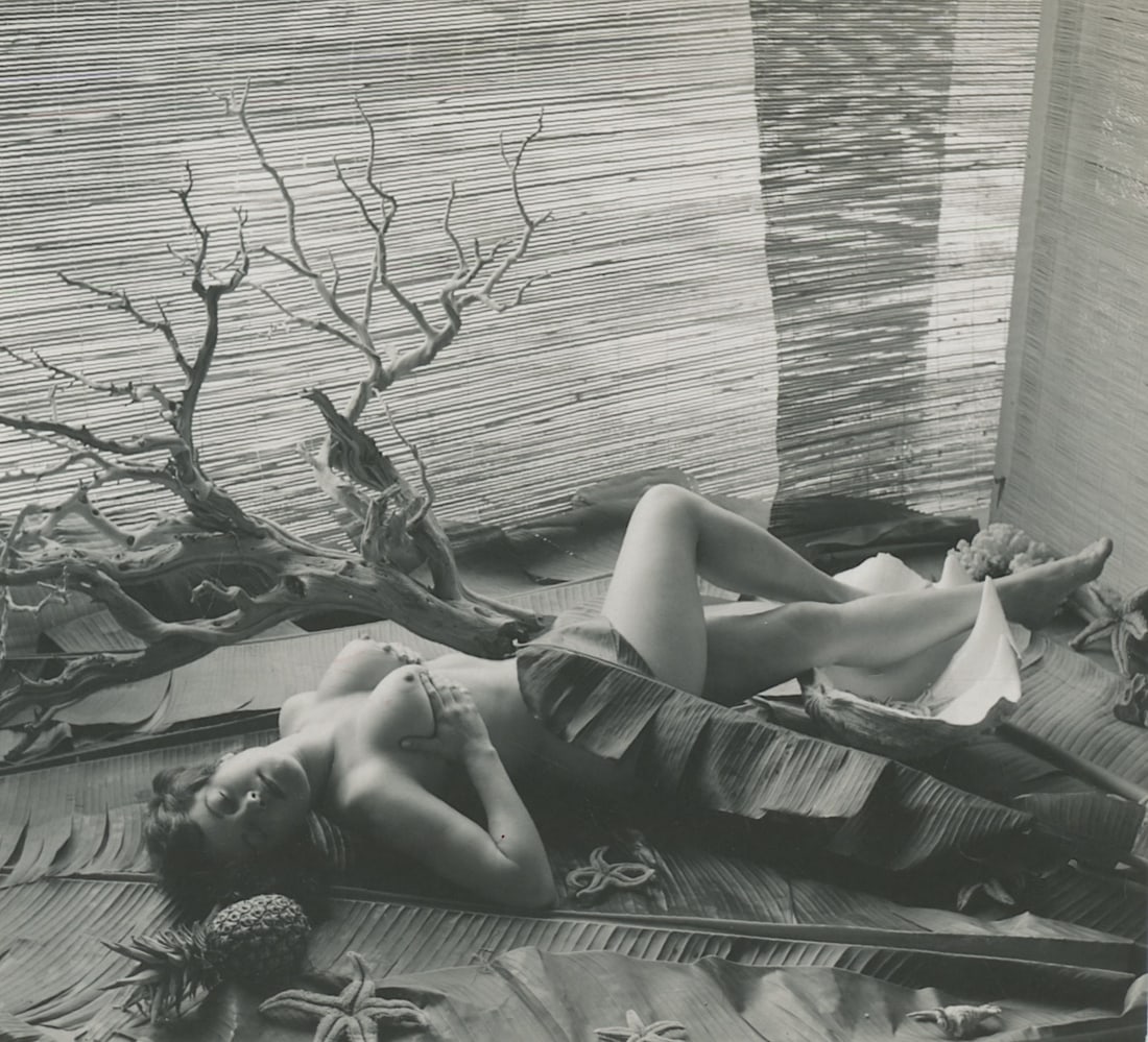 ANDRE DE DIENES Vintage Photo 1950s-1960s Nude Study