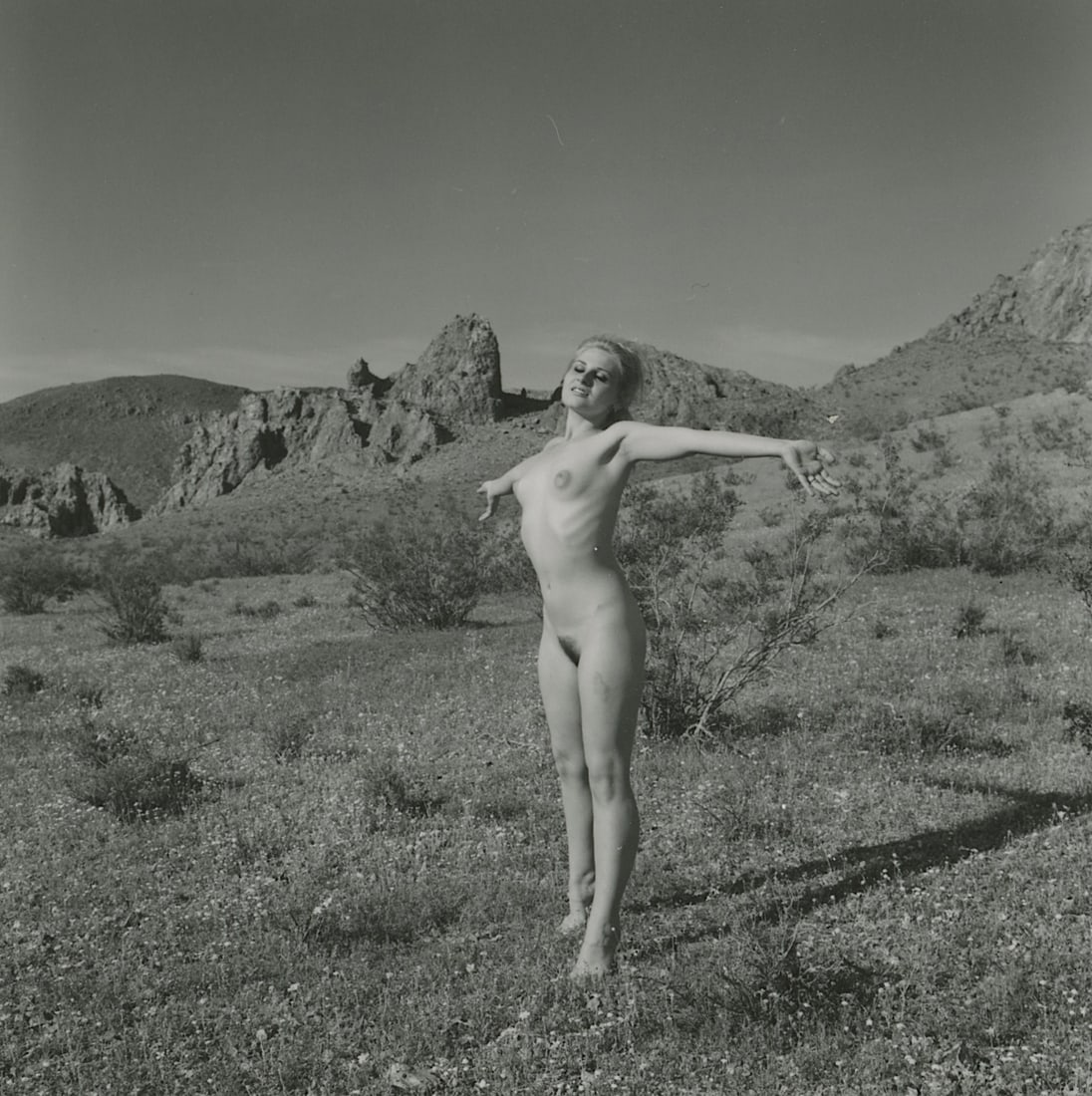 ANDRE DE DIENES Vintage Photo 1950s-1960s Nude Study