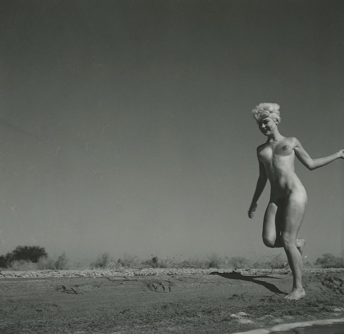 ANDRE DE DIENES Vintage Photo 1950s-1960s Nude Study