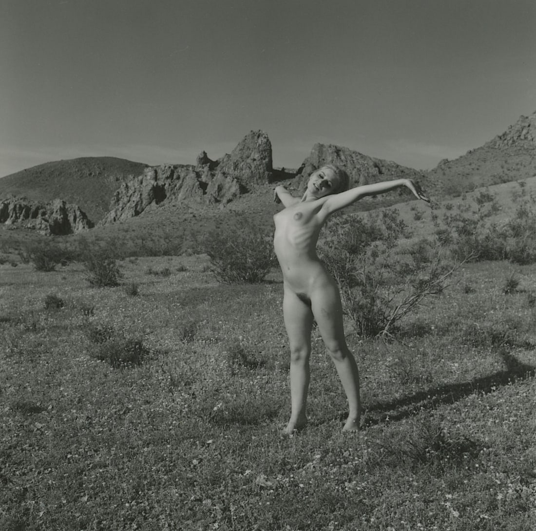 ANDRE DE DIENES Vintage Photo 1950s-1960s Nude Study