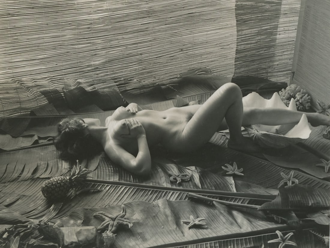 ANDRE DE DIENES Vintage Photo 1950s-1960s Nude Study