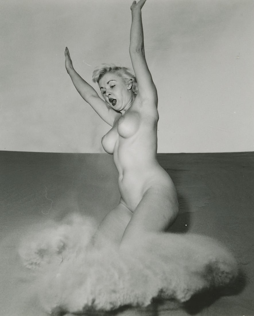 ANDRE DE DIENES Vintage Photo 1950s-1960s Nude Study