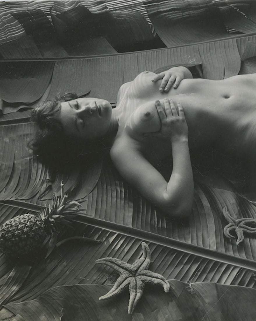 ANDRE DE DIENES Vintage Photo 1950s-1960s Nude Study