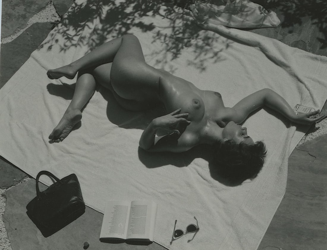 ANDRE DE DIENES Vintage Photo 1950s-1960s Nude Study