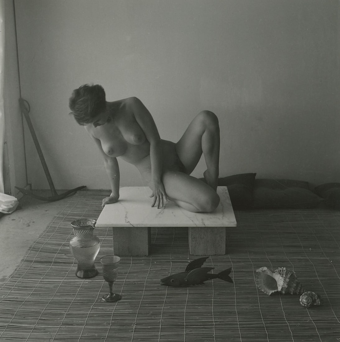 ANDRE DE DIENES Vintage Photo 1950s-1960s Nude Study