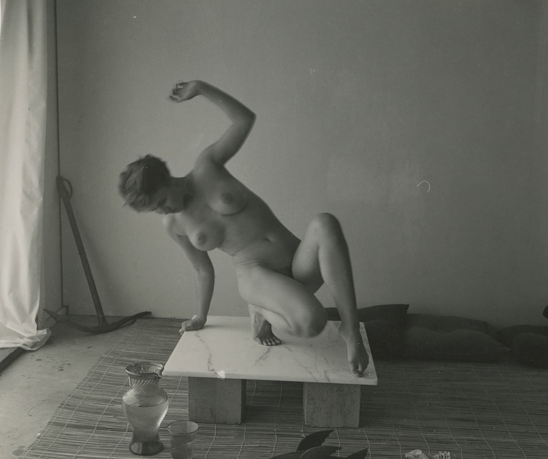 ANDRE DE DIENES Vintage Photo 1950s-1960s Nude Study