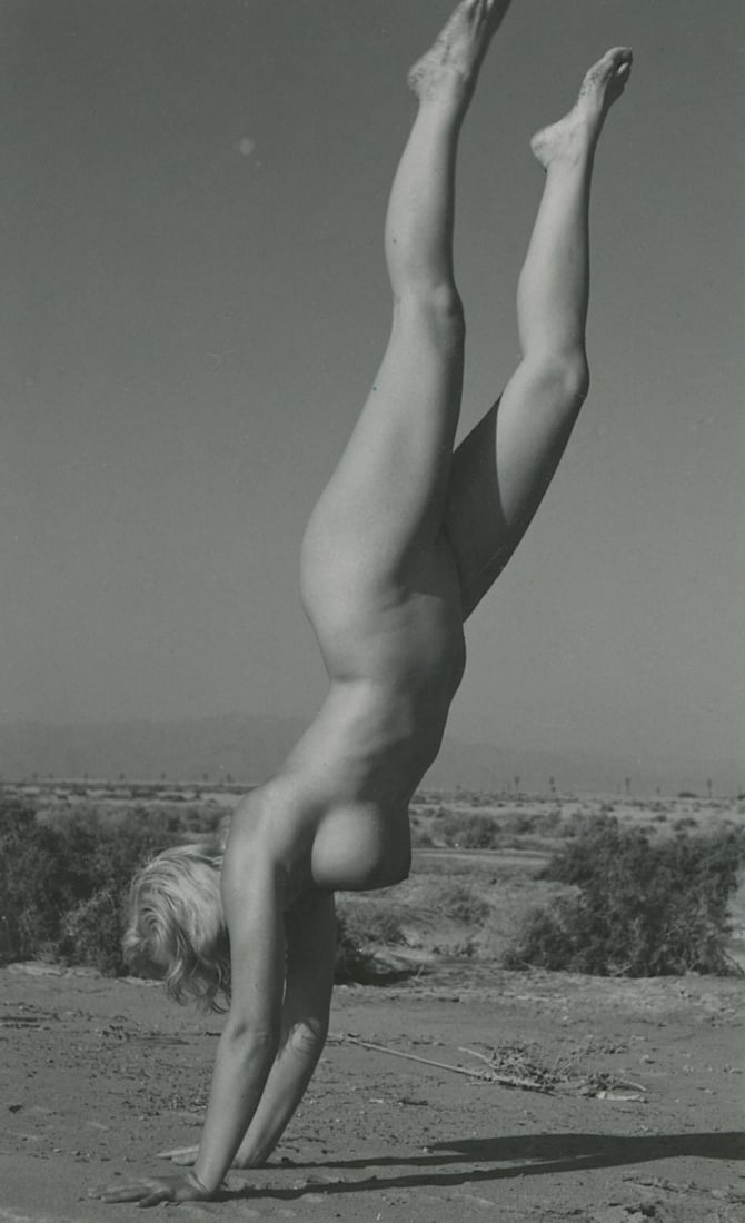 ANDRE DE DIENES Vintage Photo 1950s-1960s Nude Study